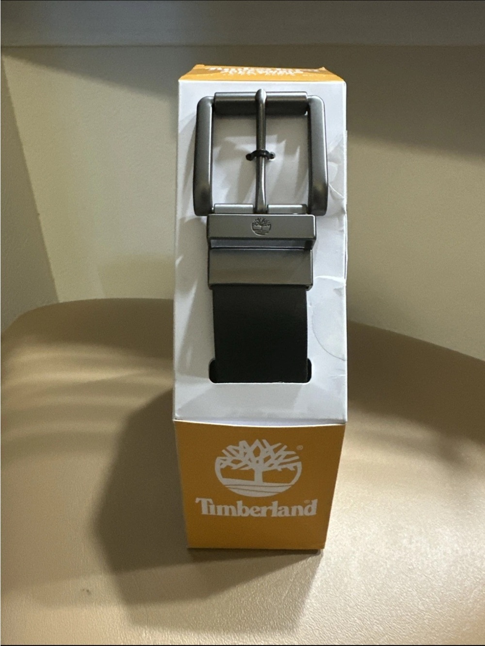 Timberland Black Reversible Full Grain Leather Men’s Belt